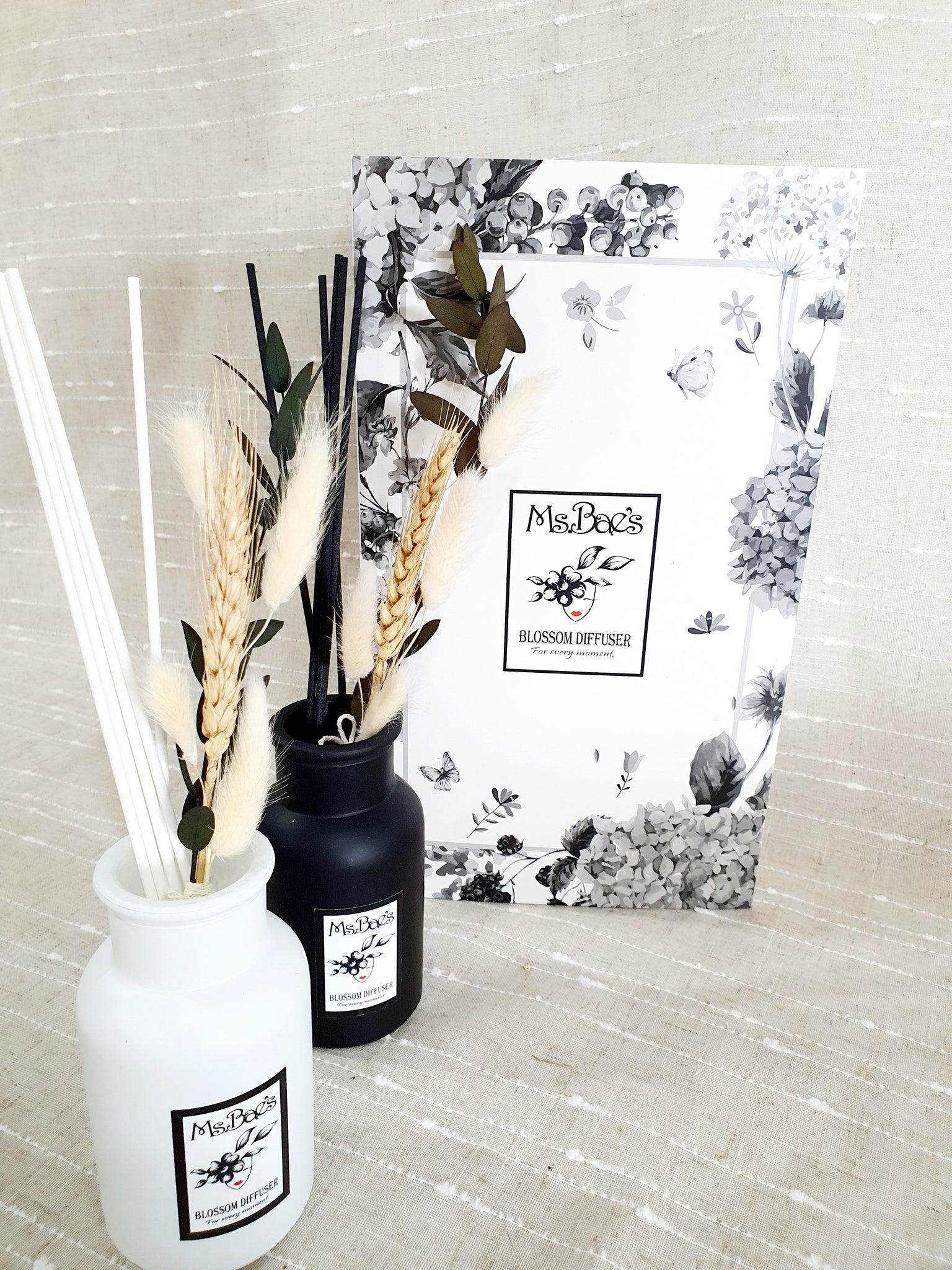 Wheat Mini Bouquet Diffuser Set