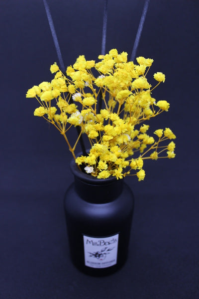 Yellow Baby's Breath Diffuser Set