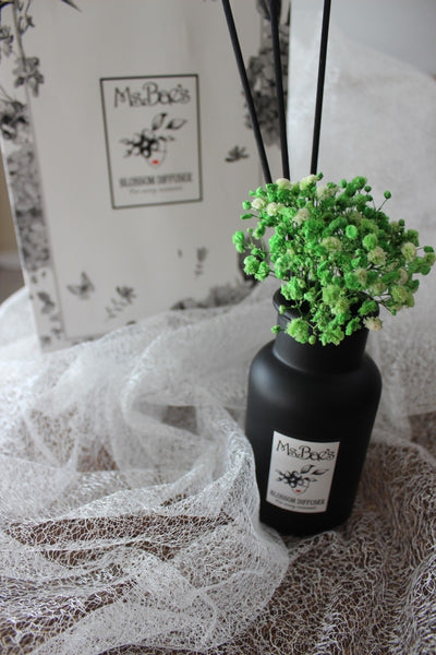 Green Baby's Breath Diffuser Set