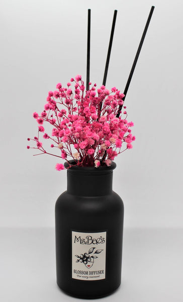 Pink Baby's Breath Diffuser Set