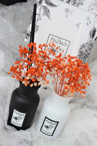 Orange Baby's Breath Diffuser Set