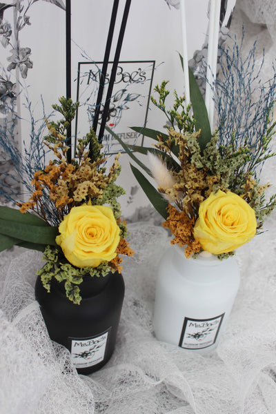 Yellow Rose Bouquet Diffuser Set