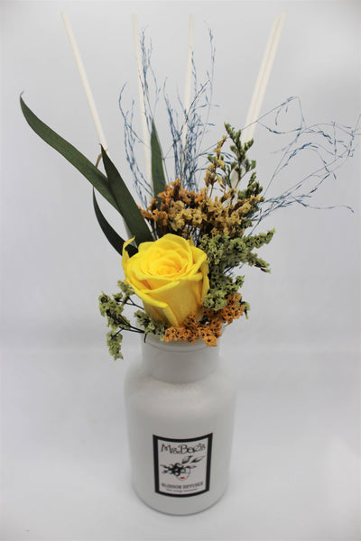 Yellow Rose Bouquet Diffuser Set