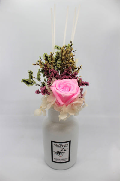 Pink Rose Bouquet Diffuser Set