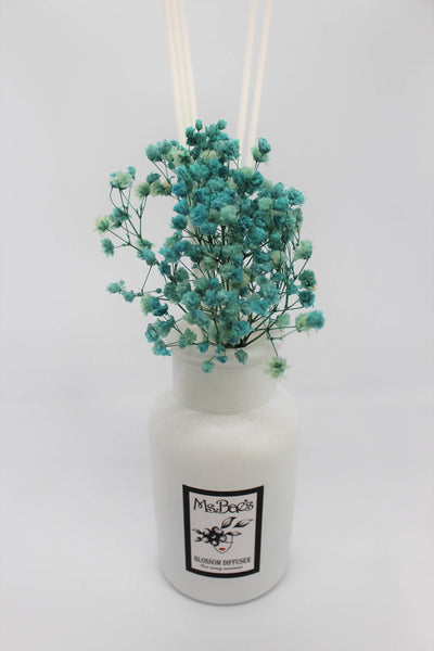 Lagoon Blue Baby's Breath Diffuser Set