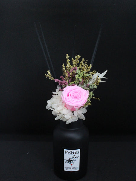 Pink Rose Bouquet Diffuser Set