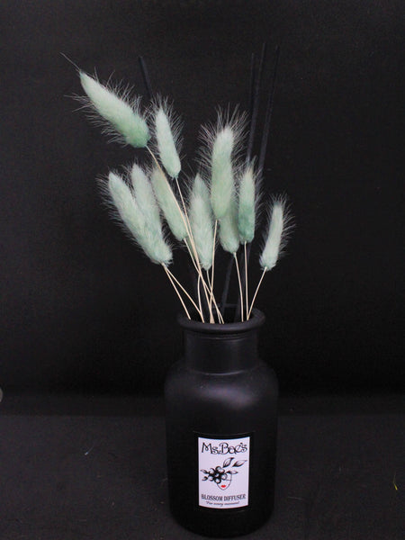 Pale Green Bunny Tail Diffuser Set