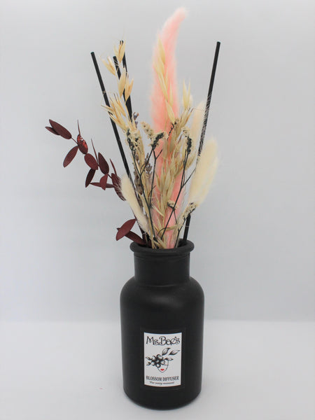 Pink Fluffy Flower Diffuser Set