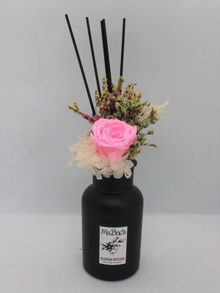 Pink Rose Bouquet Diffuser Set